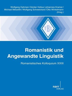 cover image of Romanistik und Angewandte Linguistik